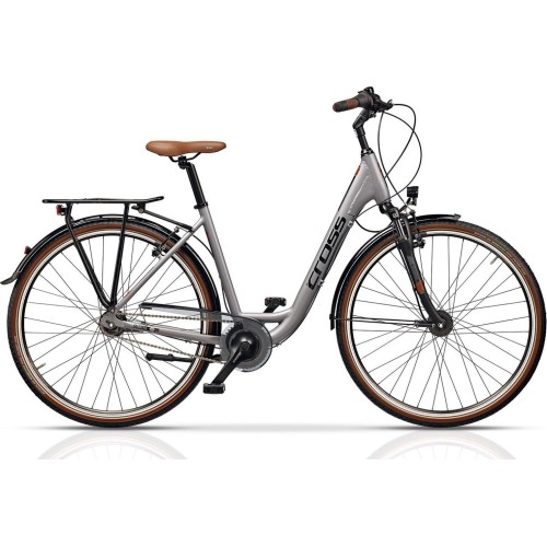 Rower CROSS Citerra 28" N7, rozmiar 18" (45 cm) (szary)