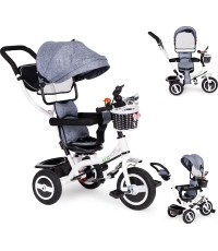 Trójkołowy jeździk rowerek - wózek dla dzieci Eco Toys