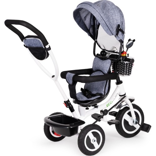 Trójkołowy jeździk rowerek - wózek dla dzieci Eco Toys