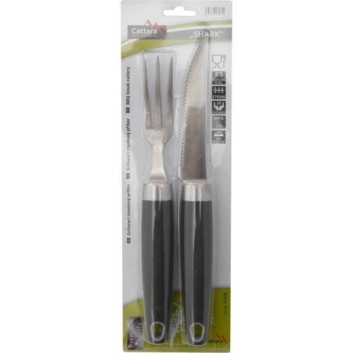 Sztućce do grilla Cattara SHARK, 24cm