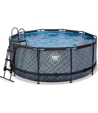 Basen EXIT Kamienny ø360 x 122 cm z pompą i filtrem piaskowym