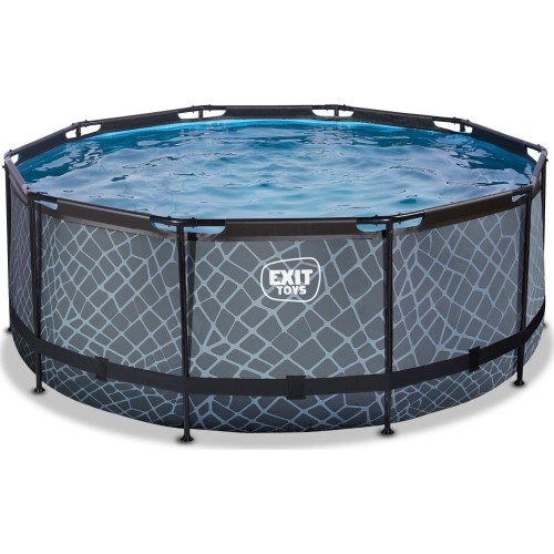 Basen EXIT Kamienny ø360 x 122 cm z pompą i filtrem piaskowym