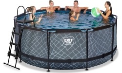 Basen EXIT Kamienny ø360 x 122 cm z pompą i filtrem piaskowym