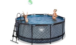 Basen EXIT Kamienny ø360 x 122 cm z pompą i filtrem piaskowym