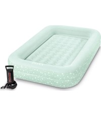 Dmuchany materac turystyczny z pompka Intex 66810 - Dla małego dziecka 