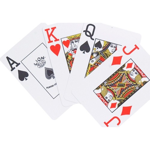 Karty do Pokera Lew Pojedyncze 100% Plastik, Poker