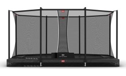 BERG Ultim Favorit InGround 410 szary + siatka zabezpieczająca Comfort