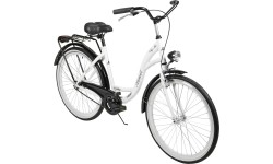 Dviratis AZIMUT City Lux 26" 2023 biało-czarny