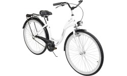 Dviratis AZIMUT City Lux 28" 2023 biało-czarny