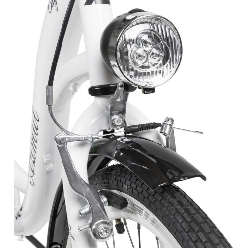 Dviratis AZIMUT City Lux 28" 2023 biało-czarny