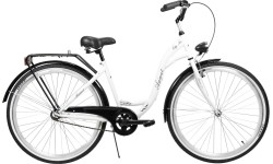 Dviratis AZIMUT City Lux 28" 2023 biało-czarny