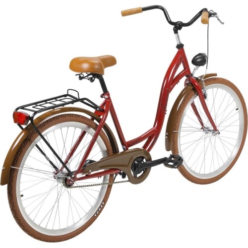 Dviratis AZIMUT City Lux 26" 2023 bordowo-brązowy