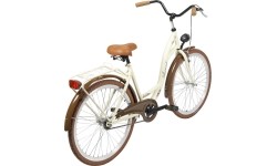 Rower AZIMUT City Lux 26" 2025 kremowo-brązowy