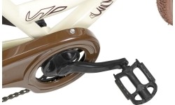 Rower AZIMUT City Lux 26" 2025 kremowo-brązowy