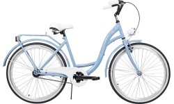 Rower AZIMUT City Lux 26" 2025 jasnoniebiesko-biały