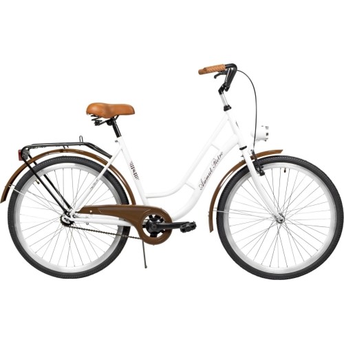 Dviratis AZIMUT Retro 26" 2023 biały