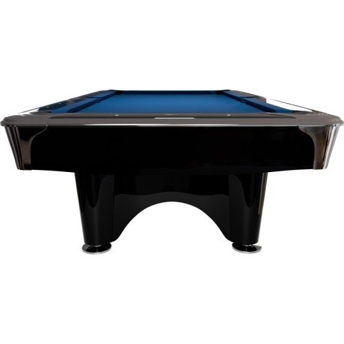 Stół bilardowy, Pool, Dynamic IV, czarny błyszczący, 9 stóp, Simonis 760 niebieskozielony