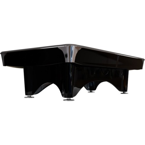 Stół bilardowy, Pool, Dynamic IV, czarny błyszczący, 9 stóp, Simonis 760 niebieskozielony