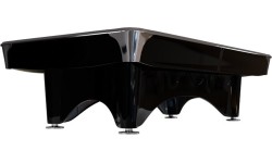 Stół bilardowy, Pool, Dynamic IV, czarny błyszczący, 9 stóp, Simonis 760 niebieskozielony