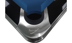 Stół bilardowy, Pool, Dynamic IV, czarny błyszczący, 9 stóp, Simonis 760 niebieskozielony