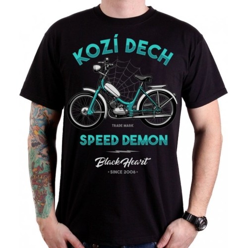 Koszulka BLACK HEART Kozi Oddech - Black