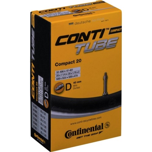 Opona rowerowa dętka Continental Compact 20, 32/47-406/451, zawór dunlop