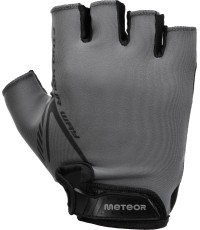 Rękawiczki kolarskie meteor - Grey || Black