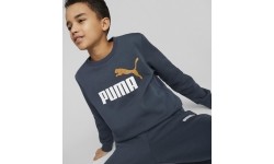 Bluza młodzieżowa Puma Ess + 2 Col Big Logo Navy 586986 16