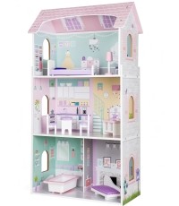 Drewniany domek dla lalek Ecotoys Blueberry Residence