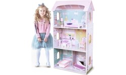 Drewniany domek dla lalek Ecotoys Blueberry Residence