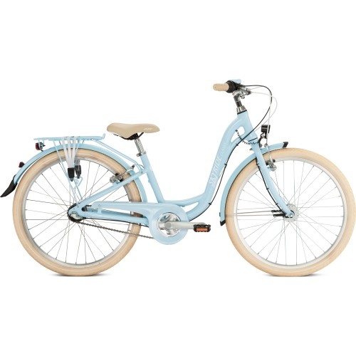 Dviratis PUKY Skyride 24-3 Classic Alu retro niebieski