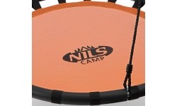Huśtawka bocianie gniazdo Nils Camp NB5034, pomarańczowa