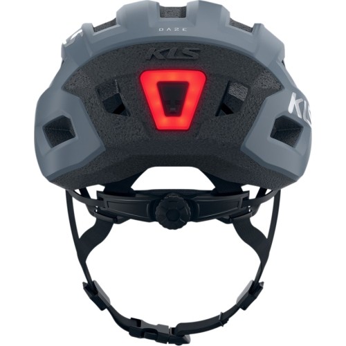 Kask KLS Daze Lumio 022 // z oświetleniem, rozmiar M/L: 55-58 cm (szary)