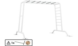 PlayBase Green - Monkey Bar, kwadratowy otwór na pokrętło huśtawki
