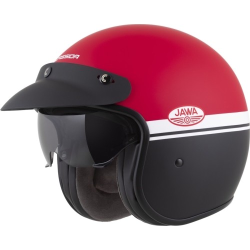 Motorcycle Helmet Cassida Oxygen Jawa OHC 2.0 Matte Red/Black/White