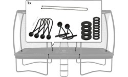 Ultim Safety Net DLX XL - elementy mocujące 410 i 500