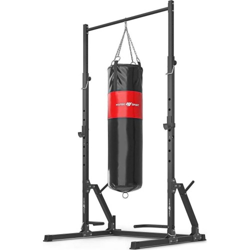 Drążek stacjonarny ze stojakami i poręczami do dipów MS-U116 2.0 - Marbo Sport