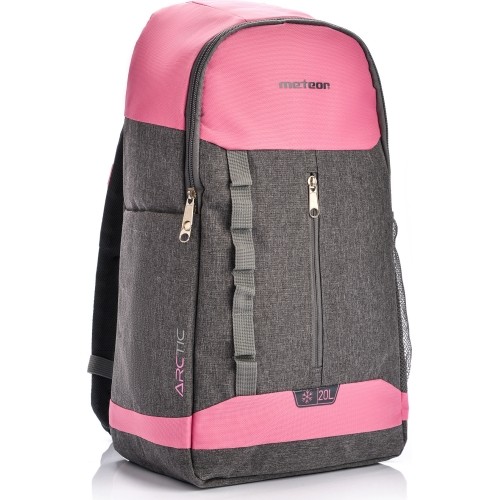 Plecak chłodzący arctic - Pink/gray melange