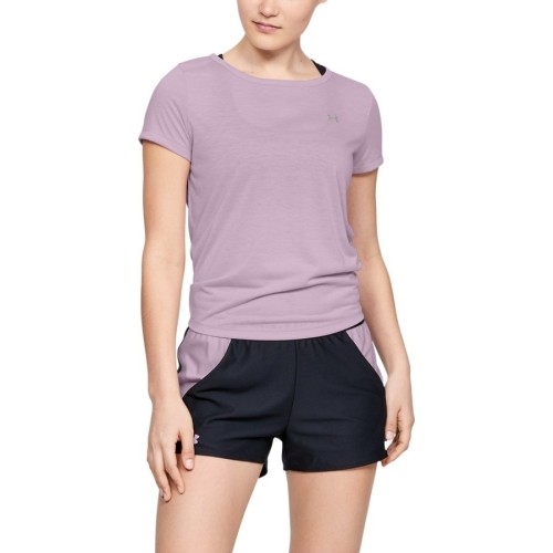 Damski t-shirt Under Armour Whisperlight SS - Pink Fog