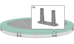 Pod ramą InGround 11ft