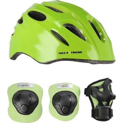 MTW01+H210 KASK Z OCHRANIACZAMI ZESTAW NILS EXTREME - MTW01+H210 PINK HELMET WITH PROTECTORS SET NILS EXTREME