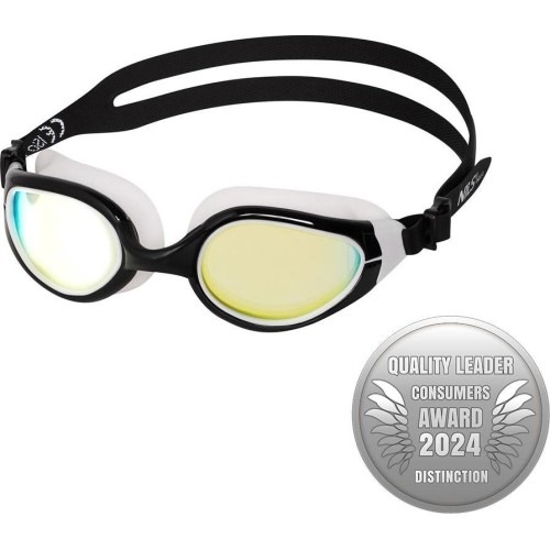 NQG480MAF CZARNY/ BIAŁY OKULARKI NILS AQUA