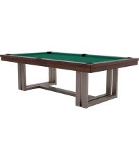 Stół bilardowy/jadalniany, Rasson Trillium, 8 ft., orzech, obrus standardowy żółto-zielony