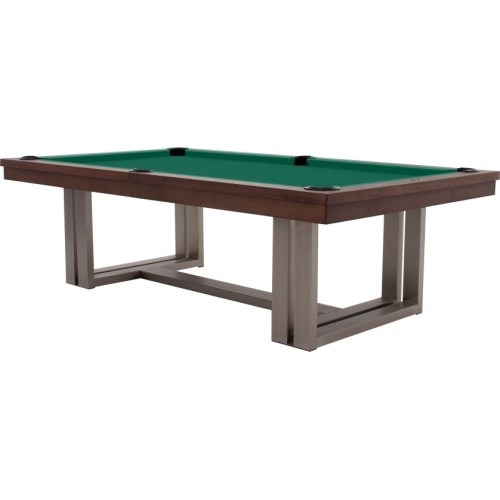 Stół bilardowy / jadalny Rasson Trillium, 8 ft, orzech, standardowe sukno żółto-zielone