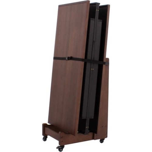 Stół bilardowy/jadalniany, Rasson Trillium, 8 ft., orzech, obrus standardowy żółto-zielony