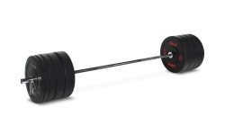 Zestaw obciążeń bumper Pivot Fitness Pro Training czarny 170 kg