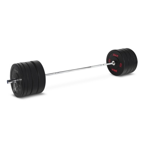 Pivot Fitness Pro Training Bumper chromowany zestaw obciążeń 170 kg