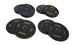 Pivot Fitness Pro Training Bumper Plates zestaw 100 kg