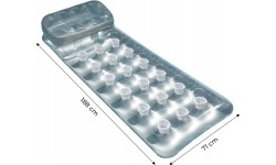 Materac dmuchany z zagłówkiem wodny na plażę INTEX 58894