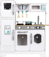 Drewniany aneks kuchenny XXL z pralką Ecotoys